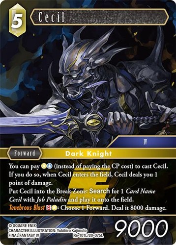Final fantasy tcg - fantasy, rara